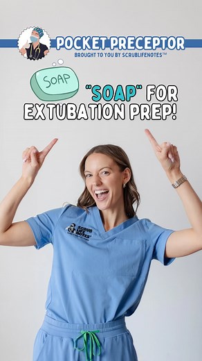 Scrub Life Notes | Visual Education for Nurses | 🧼✨ Think your patient’s ready to be extubated? Better grab some SOAP… And no, we’re not talking about your cleaning supplies 😅 “SOAP” is... | Instagram