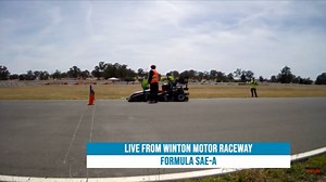 A record breaking acceleration run by RMIT at the Australasian FSAE Comp - 3.7577 Seconds