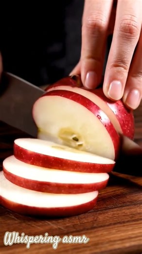 Apple Crunch ASMR 🍎✨ Oddly Satisfying #asmr #relaxing #asmrcutting #satisfying #asmrshorts