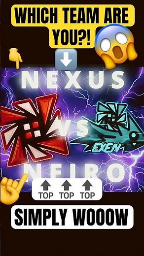 🚨NEXUS VS NEIRO 👆 #gd #level #geometrydash #neiro #nexus #gdupdate #gaming
