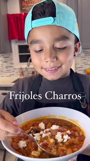 Frijoles Charros Recipe Frijoles De La Olla: 1 1/2 cups mayocaba beans 1 serrano pepper 4 garlic cloves 12 cups water Charro Ingredients: 10 oz pack bacon (chopped) 2 slices of ham (chopped) 5 weenies (chopped) 1/2 lb pork chorizo 2 roma tomatoes (diced) 1/4 onion (diced) 2 garlic cloves (minced) 2 cups chicharron Small handful of cilantro (roughly chopped) Salt (to taste) Queso fresco (to taste) Instructions: Add everything to a 5 quart pot and once everything reaches a boil cook on medium heat