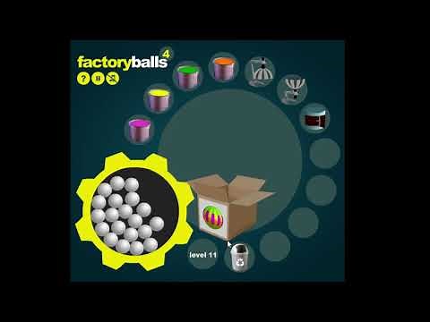 Factory Balls 4: Level 11 Full Walkthrough