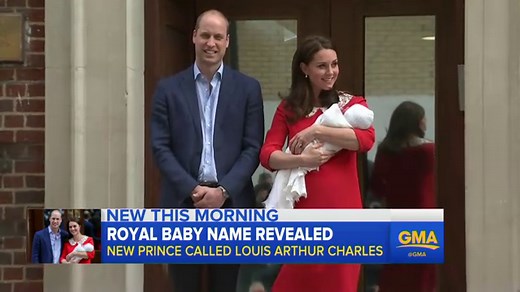 Prince William, Princess Kate reveal son's name
