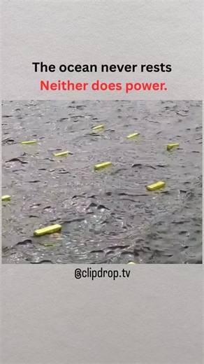 clipedrop.tv on Instagram: "Power from Waves 🌊 Wave power generators convert the constant motion of ocean swells into electricity using mechanical or hydraulic systems connected to generators. Unlike solar or wind, wave energy is highly predictable, producing consistent output day and night. For coastal nations aiming to decarbonize their grids, wave energy presents a scalable complement to offshore wind, particularly for island and shoreline communities. It taps into a resource that surrounds 