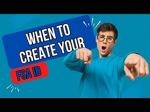 Financial Aid - It's time to create your FSA ID for FAFSA Now!!