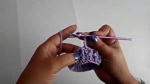 Guantes / mitones a crochet / en punto puff en 20 minutos