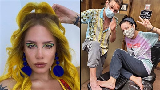 Halsey says her biopic was postponed because she fell in love with its writer