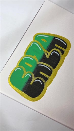 Coloring Book Lettering Tutorial: Bubble Letters & Graffiti Style