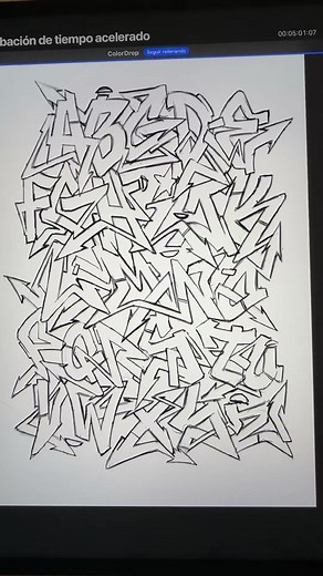 Abecedario de Graffiti Wildstyle: ¡Aprende y Crea!