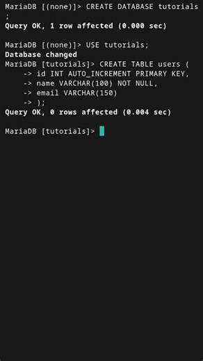 DESCRIBE Table in MySQL #mysql #sql #databases #coding #programming