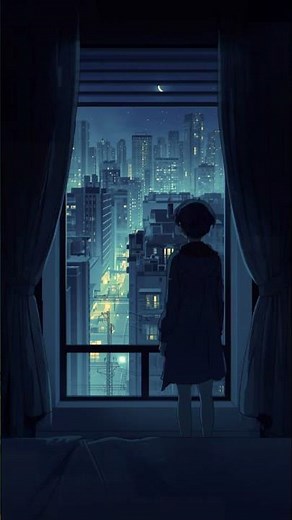 Lights Still On at 2AM｜眠れない夜に、灯りだけが残っていた【アニメ風ショート×深夜】