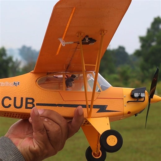 20K views · 244 reactions | Micro Piper J3 Cub RC Plane : Flying video. XK A160-J3 Skylark. Product page : https://bit.ly/4qjCWfR | Julius Perdana | Facebook