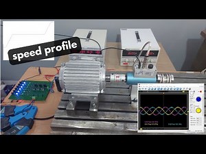 Speed measurement in V/F control of induction motor, the third test