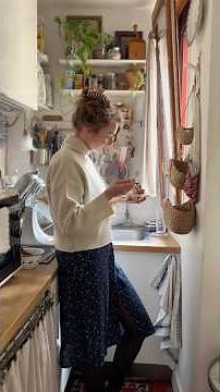 let’s bake a French pastry in my tiny Parisian kitchen #paris #chef #kitchen #baking #recipe #cozy