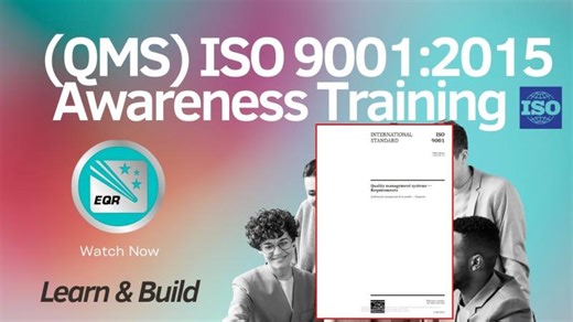 Empowering Quality Excellence: In-Depth ISO 9001:2015 Training with EQR I Achieve Quality Leadership | Er. Ashish kumar Singh