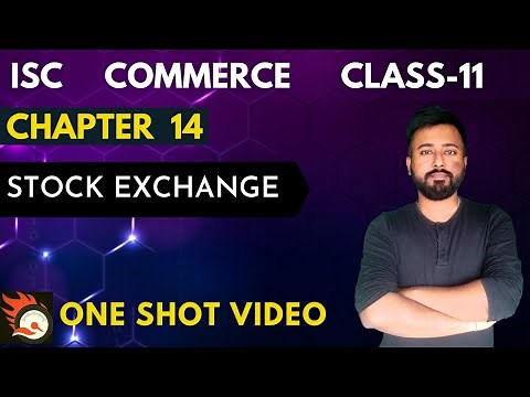 STOCK EXCHANGE - [ISC Commerce]- Class 11