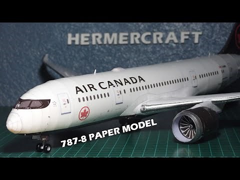 Air Canada Boeing 787-8 Papercraft