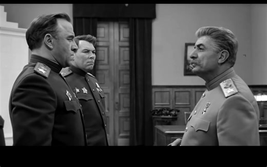 《解放1:炮火弧线》斯大林于将军们制订作战计划