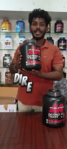 🔥 Fuel Your Gains with MuscleTech NitroTech! Ripped Protein 💪🏋️‍♂️ Premium Whey Protein – 1.81kg📦
