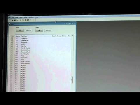 Roland GR-55 Librarian - Tutorial