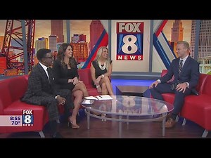 Brad Hamilton gets a lively welcome from Fox 8 Morning Show team