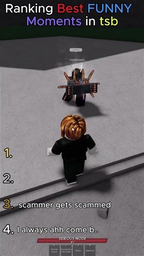 Ranking best FUNNY moments in tsb #tsb #roblox #funny