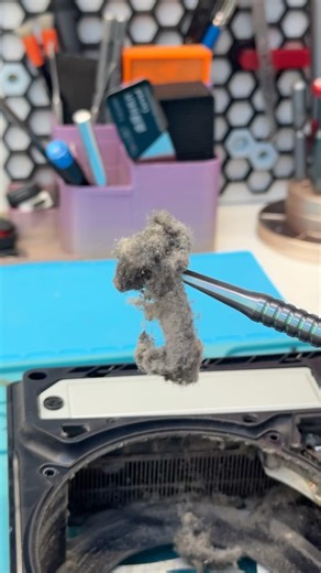 How can your PS5 get this bad?! 🤮 #consolerepair #cleaning