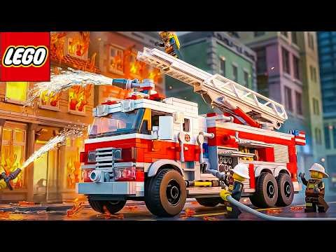 I Built an EPIC LEGO Technic Fire Truck for Ultimate Rescue! | Lego Funny Experiment