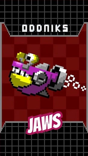 Jaws, watch out for the shark badnik #sonic #spriteanimation #oddniks #badniks #sega