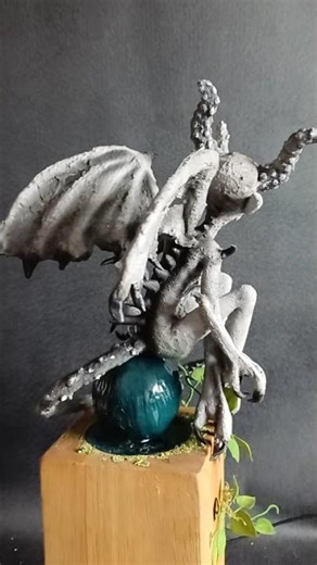 You Think She's Just Stone… Wait for It! #doll #diorama #ooak