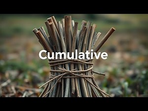 Cumulative Meaning | Cumulative Definition | Cumulative Pronunciation | Visual Dictionary