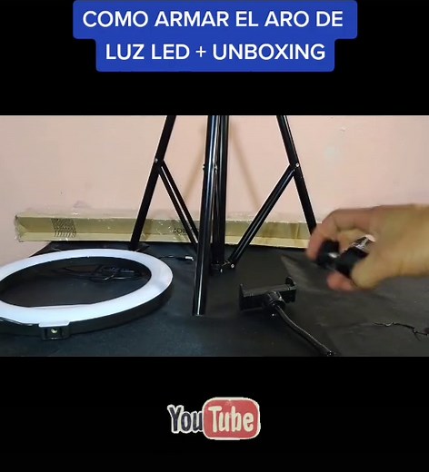 Cómo armar el Aro de Luz LED: Guía y Unboxing