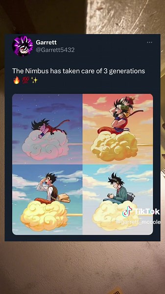 Anime Characters on Flying Nimbus - Epic Moments Compilation