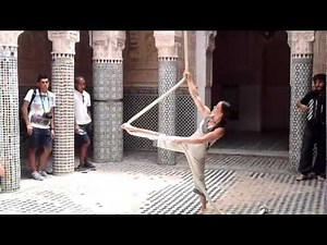 Rope performance in a medersa, Morocco
