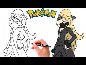 How To Draw CYNTHIA Pokémon Trainer | Pokemon Trainers