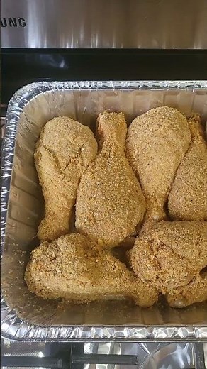 Oven fried chicken 🍗 😋