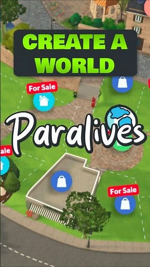 How To Create A World In Paralives #paralives #paralivesedittown #shorts