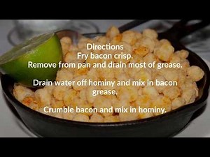 Cherokee Fried Hominy