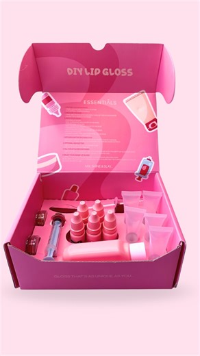 Essentiāls on Instagram: "Ready to Make your Own Gloss? Lets Go💞🩷 Essentials DIY Gloss is BACK 🎙️🎙️—reshaped, restocked, and ready to take over ✨🌟 Get ready as we unlock a whole new gloss-making adventure with our Gloss Making Kit, Weekend Activity Reveal Soon 👄✨"