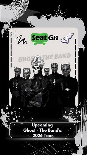 Ghost Live Tour 2026! - #ghost #ghostband