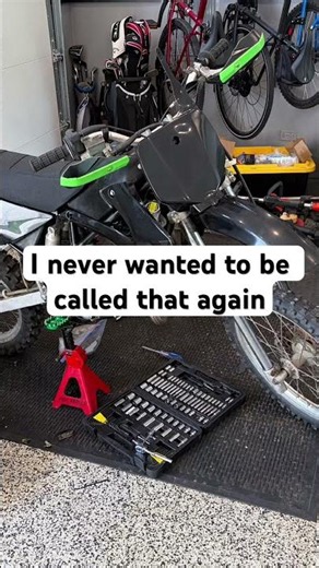 Not anymore #kx100 #kawasaki #dirtbike #2stroke #twostroke #motocross #mx #supercross #dirtbikelife