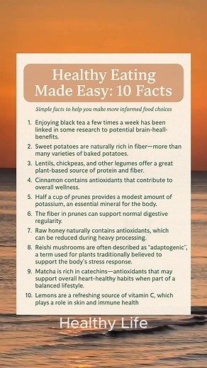 Simple nutrition reminders to help you make more informed choices every day. ✨ Small habits can add up to big wins for your well-being!  For general wellness information only — not medical advice. Consult your doctor for personalized guidance.  | Healthy Life | Facebook