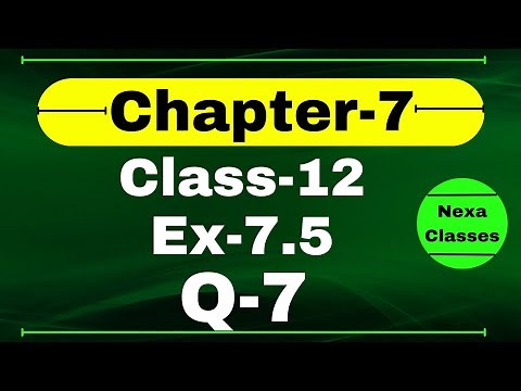 Class 12 Ex 7.5 Q7 Math | Chapter7 Class12 Math | Integration | Ex 7.5 Q7 Class 12 Math