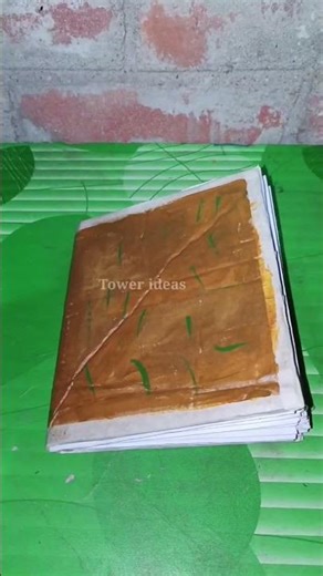 Cardboard Book Lamp (making process) #shorts #youtubeshorts #towerideas #howto #lamp