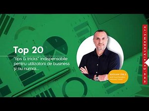 Cele mai importante trucuri din Excel