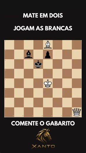 Só 1% resolve esse Mate em 2 🤯 #chess #xadrez #desafio