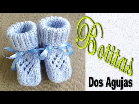 Step by Step Baby Booties with Two Needles - Baby Layette