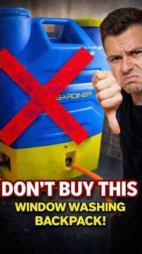 Gardiner Window Cleaning Backpack Honest Review 2026