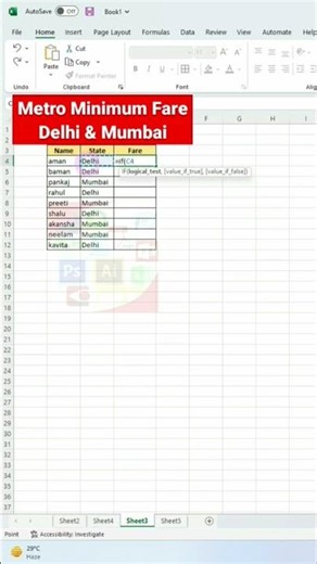 Logical formula in MS Excel