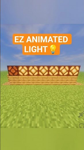 How to Build an ANIMATED LIGHT in Minecraft! 💡✨